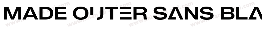 MADE Outer Sans Blac字体转换